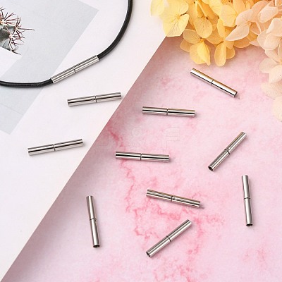 Tarnish Resistant 304 Stainless Steel Bayonet Clasps STAS-L134-04-1