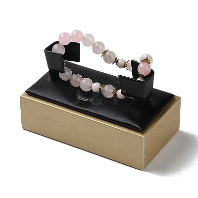 Wood Coverd with PU Leather Bracelet Display Pedestals LS-ODIS-C010-04-1