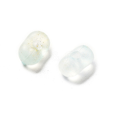 Gradient Color Transparent Frosted Acrylic Beads X-OACR-M023-06B-1