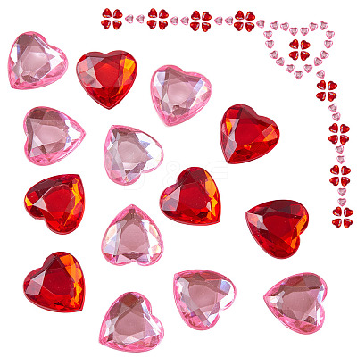 Imitation Taiwan Acrylic Rhinestone Cabochons GACR-SZ0001-07-1