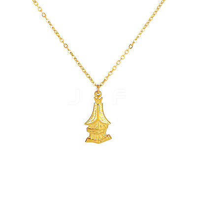 304 Stainless Steel Pendant Necklaces WG9D8D4-01-1