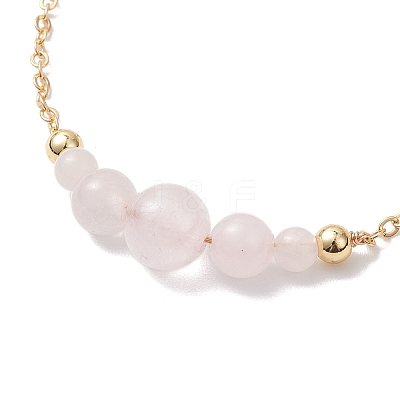 Round Natural Mixed Gemstone Beaded Bracelats BJEW-JB12806-1