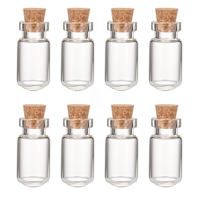 Glass Jar Bead Containers X-CON-Q017-1