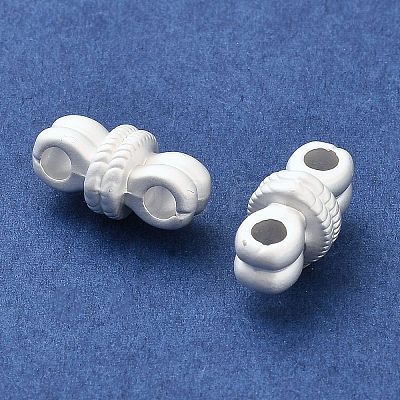 Matte Alloy Beads PALLOY-R145-08MS-1