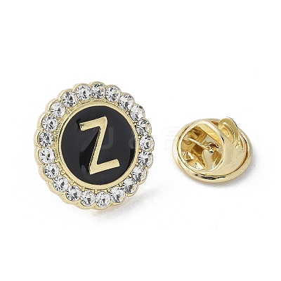Letter Enamel Pins JEWB-S042-03Z-G-1