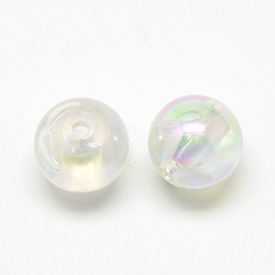 Imitation Jelly Acrylic Beads X-MACR-Q169-71B-1