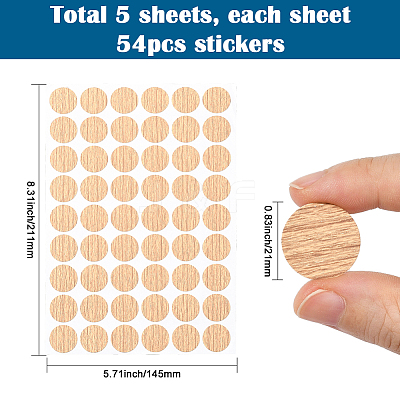 5 Sheets PVC Self-Adhesive Stickers DIY-SP0006-19B-1