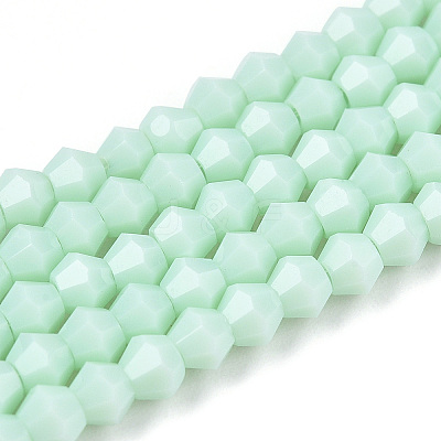 Opaque Solid Color Imitation Jade Glass Beads Strands LS-EGLA-A039-P2mm-D20-1