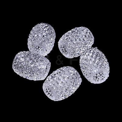 Transparent Resin European Jelly Colored Beads RESI-B025-01A-13-1