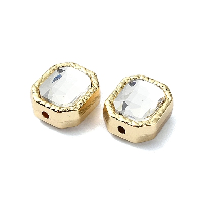 Rack Plating Alloy Beads PALLOY-Z004-03G-02-1