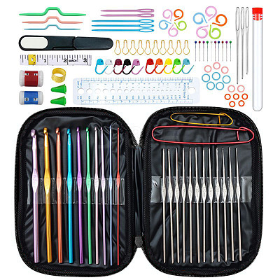 DIY Hand Knitting Craft Art Tools Kit for Beginners WG89376-02-1
