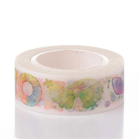 Flower DIY Scrapbook Decorative Paper Tapes DIY-K001-C-06-1