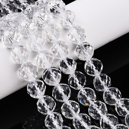 Natural Quartz Crystal Beads Strands G-S345-8mm-35-1