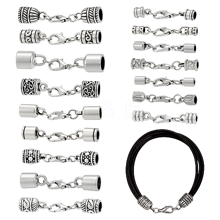16Pcs Alloy Cord Ends FIND-PH01477-1