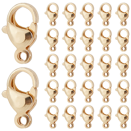 304 Stainless Steel Lobster Claw Clasps STAS-SP0001-73C-1