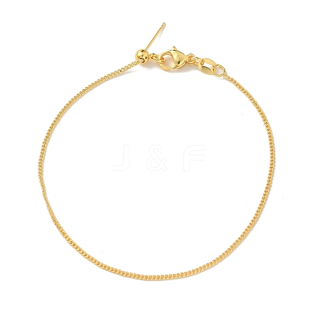 Brass Bracelets for Women BJEW-M048-01G-02-1