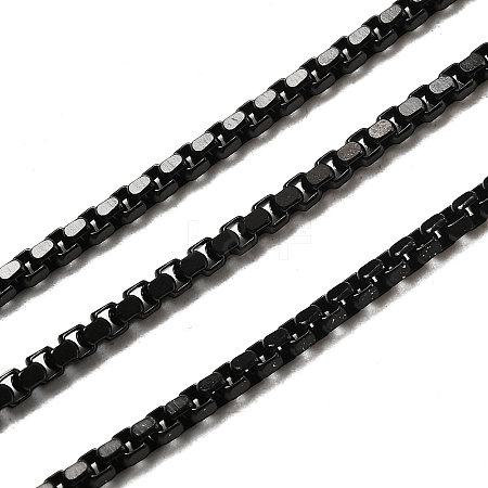 304 Stainless Steel Box Chains CHS-P007-32B-01-1