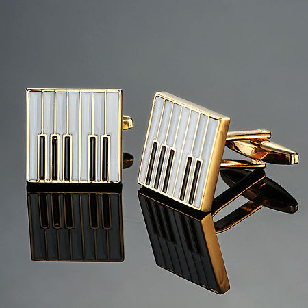 Brass Musical Instruments Cufflinks MUSI-PW0001-01F-01-1