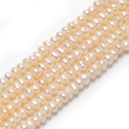 Grade A Natural Cultured Freshwater Pearl Beads Strands PEAR-L003-A-03-1