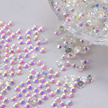 Glass Flat Back Rhinestone RGLA-C002-SS10-100A-1