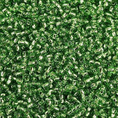 11/0 Grade A Transparent Glass Seed Beads X-SEED-Q007-F49-1