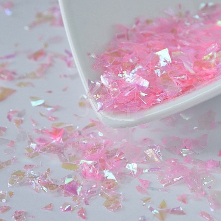 Plastic Candy Sequins/Paillette Chip X-DIY-I019-01L-1