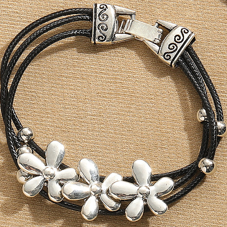 Alloy Multi-strand Bracelets WG91AE9-04-1