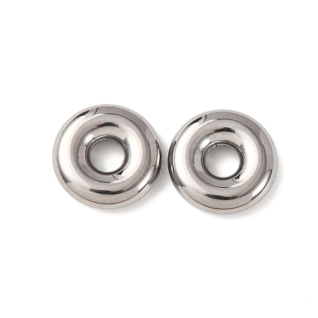 304 Stainless Steel European Beads STAS-D383-01B-P-1