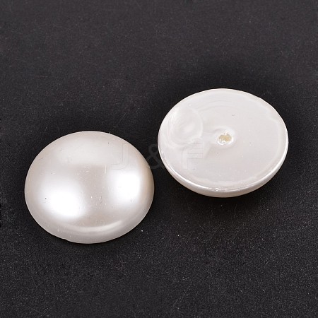 Half Round/Dome Half Drilled Shell Pearl Beads BSHE-N003-10mm-HC301-1