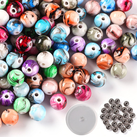 DIY Stretch Bracelets Necklaces Kits DIY-YW0001-79-1
