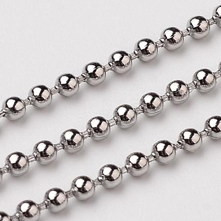 304 Stainless Steel Ball Chains CHS-O001-C-04-B-1