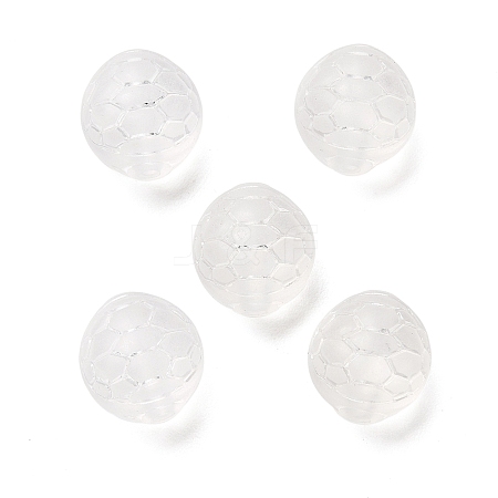 Frosted Acrylic Beads OACR-G037-01D-1