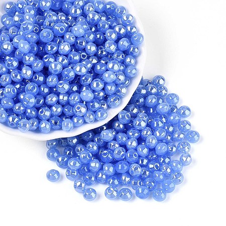 Opaque Colours Glass Seed Beads SEED-N007-34I-1
