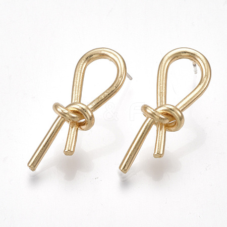 Alloy Stud Earrings PALLOY-S177-56-1