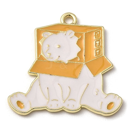 Zinc Alloy Enamel Pendants ENAM-Z005-02A-G-1