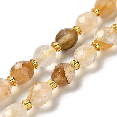 Natural Citrine Beads Strands G-H297-C10-01-1