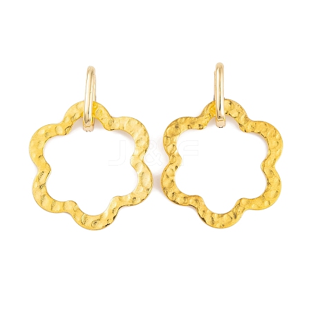 Rack Plating Brass Earrings EJEW-S219-01G-1