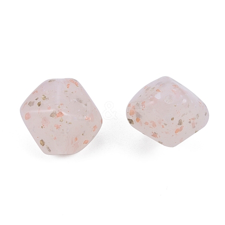 Marbled Stone Style Opaque Acrylic Beads OACR-G009-02B-1