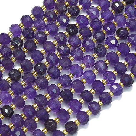 Natural Amethyst Beads Strands G-K389-E62-01-1