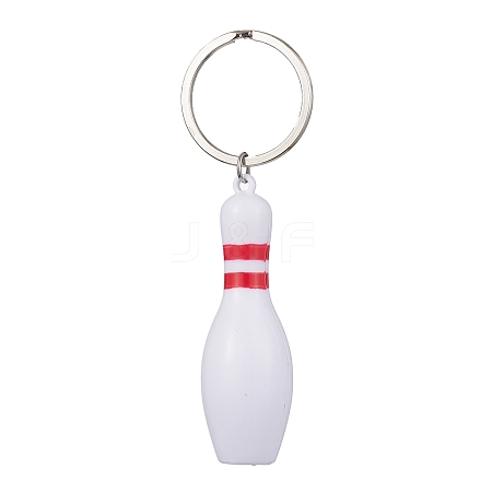 ABS Plastic Sports Ball Theme Pendants Keychains KEYC-JKC00659-04-1