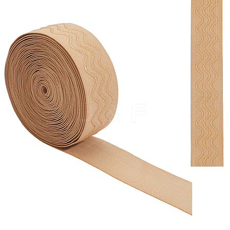 5 Yards Flat Elastic Silicone Non-slip Gripper Tape SRIB-GF0001-60-1