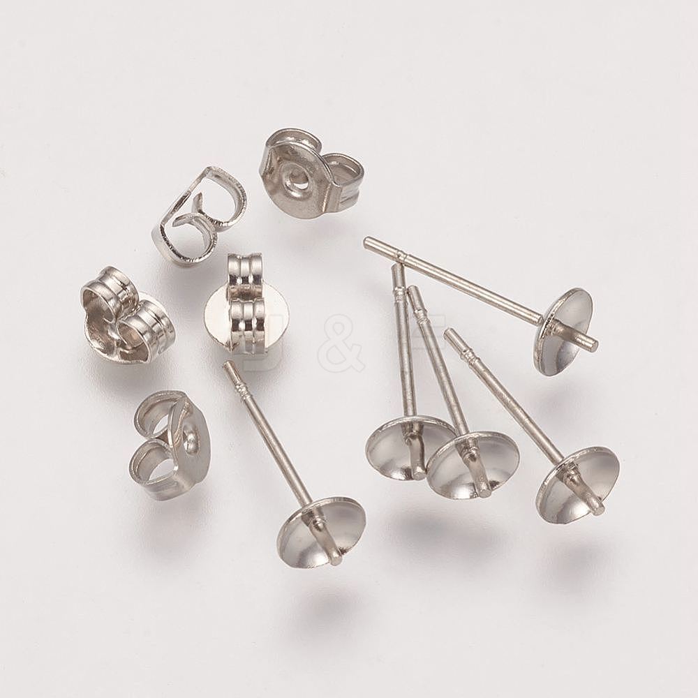 Wholesale Brass Post Earring Findings - Jewelryandfindings.com