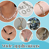 2Pcs 2 Styles 925 Sterling Silver Spring Gate Rings STER-PH0003-90-5