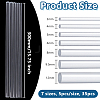 35Pcs 7 Styles Acrylic Dowel Rods AJEW-OC0014-11-2