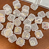 Mini Transparent Plastic Beads Containers X-PW-WG74209-01-2