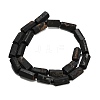 Natural Black Tourmaline Beads Strands G-F716-01-B01-4