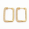 Rectangle Hoop Earrings for Girl Women EJEW-N099-002LG-NF-1