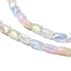 Electroplate Glass Beads Strands EGLA-P065-02A-01-3