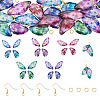 DIY Butterfly Wings Dangle Earring Making Sets DIY-TA0013-27-1