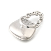 Brass Micro Pave Cubic Zirconia Pendants KK-C096-12P-2